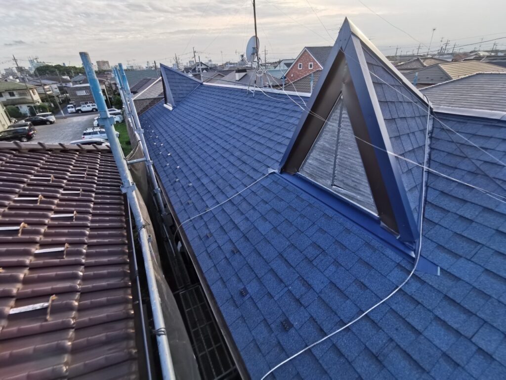 茨城県取手市にて雨漏り修理〈オークリッジスーパーでカバー工法〉 施工後